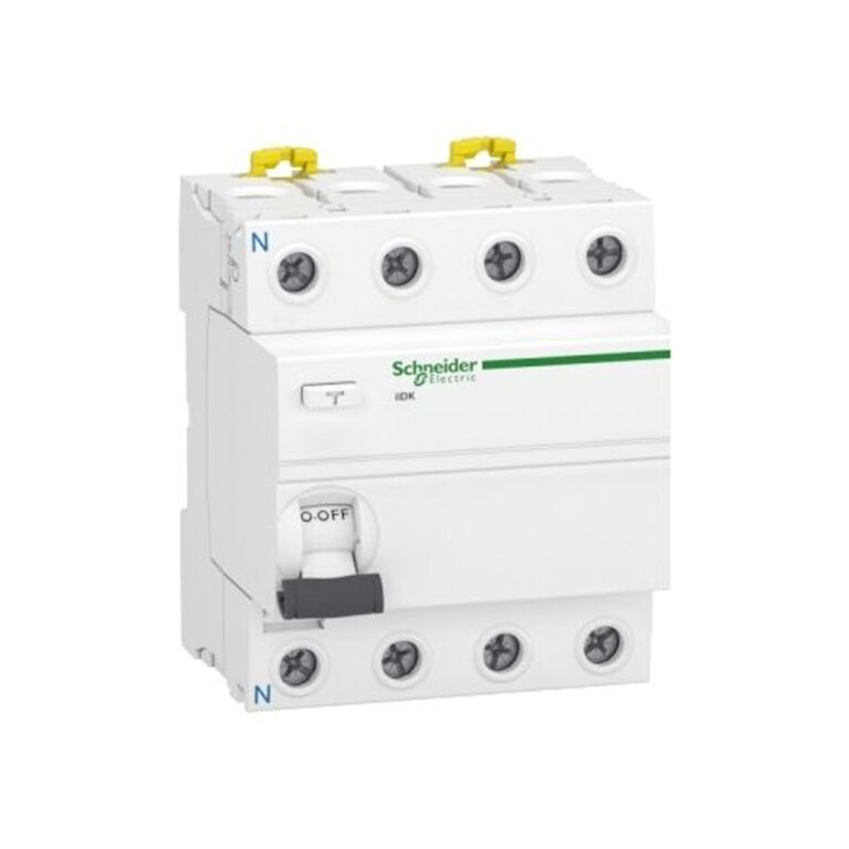 کلید محافظ جان چهار پل 30 میل 10KA-100A اشنایدر مدل A9R11491