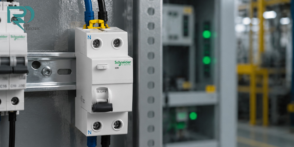 کلید محافظ جان دو پل 30 میل 6KA-40A اشنایدر مدل A9R50240