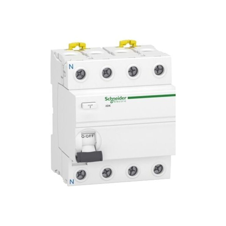کلید محافظ جان چهار پل 30 میل 6KA-25A اشنایدر مدل A9R50425